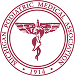 Logo Recognizing Grandville Foot and Ankle's affiliation with Michigan Podiatric Medical Association